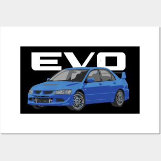 blue by you evo 8 Posters and Art